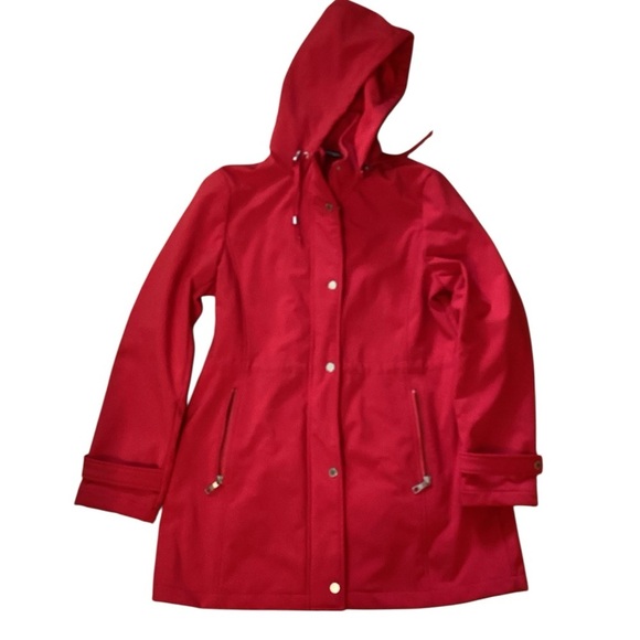 Nautica | Fleece Lined Coat with Hood Red, see description for size - Picture 13 of 14